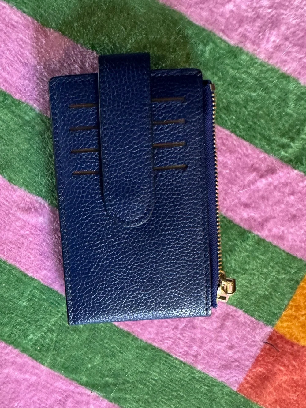 Small Blue Wallet with appletag holder!